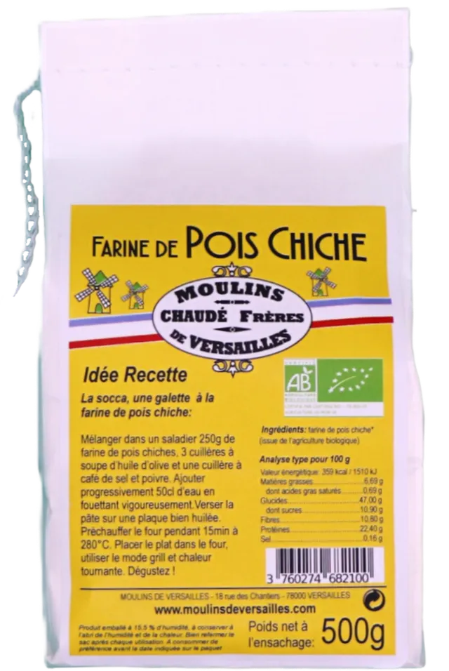 moulins-de-versailles-farine-bio-pois-chiche-farine-500-g image 1