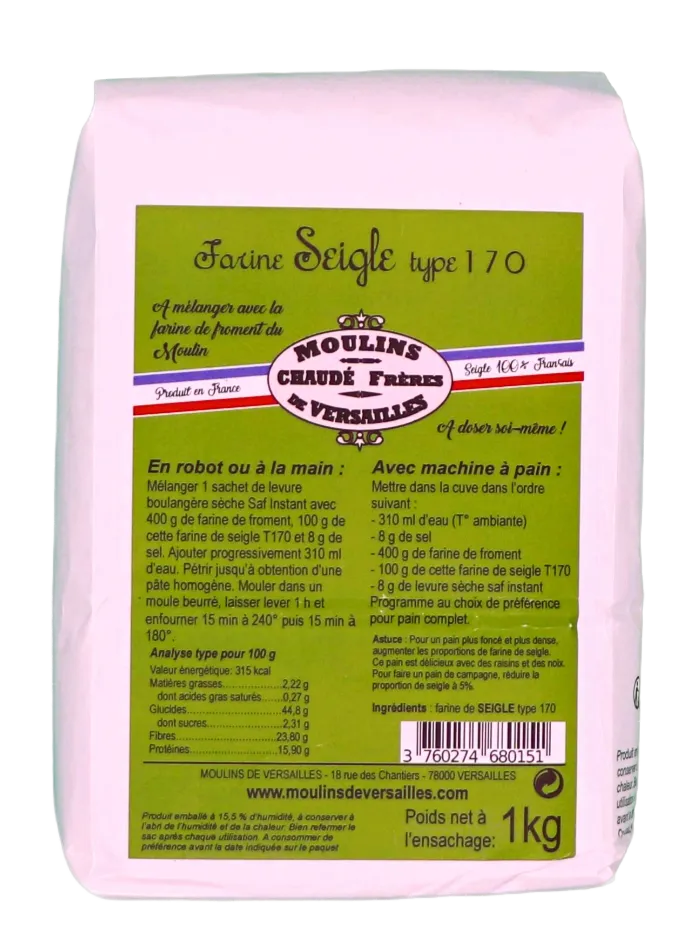 moulins-de-versailles-farine-de-seigle-t170-1-kg-pain image 1