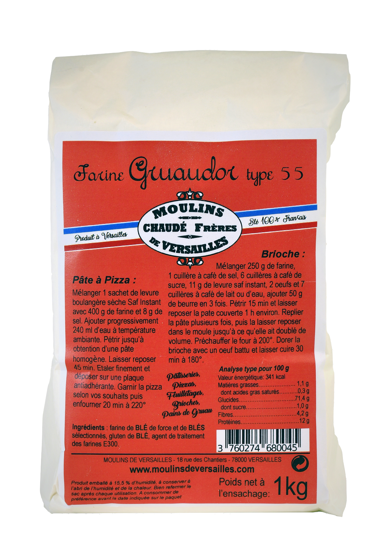 moulins-de-versailles-gruauroyale-t55-farine-1-kg-pizza image 2