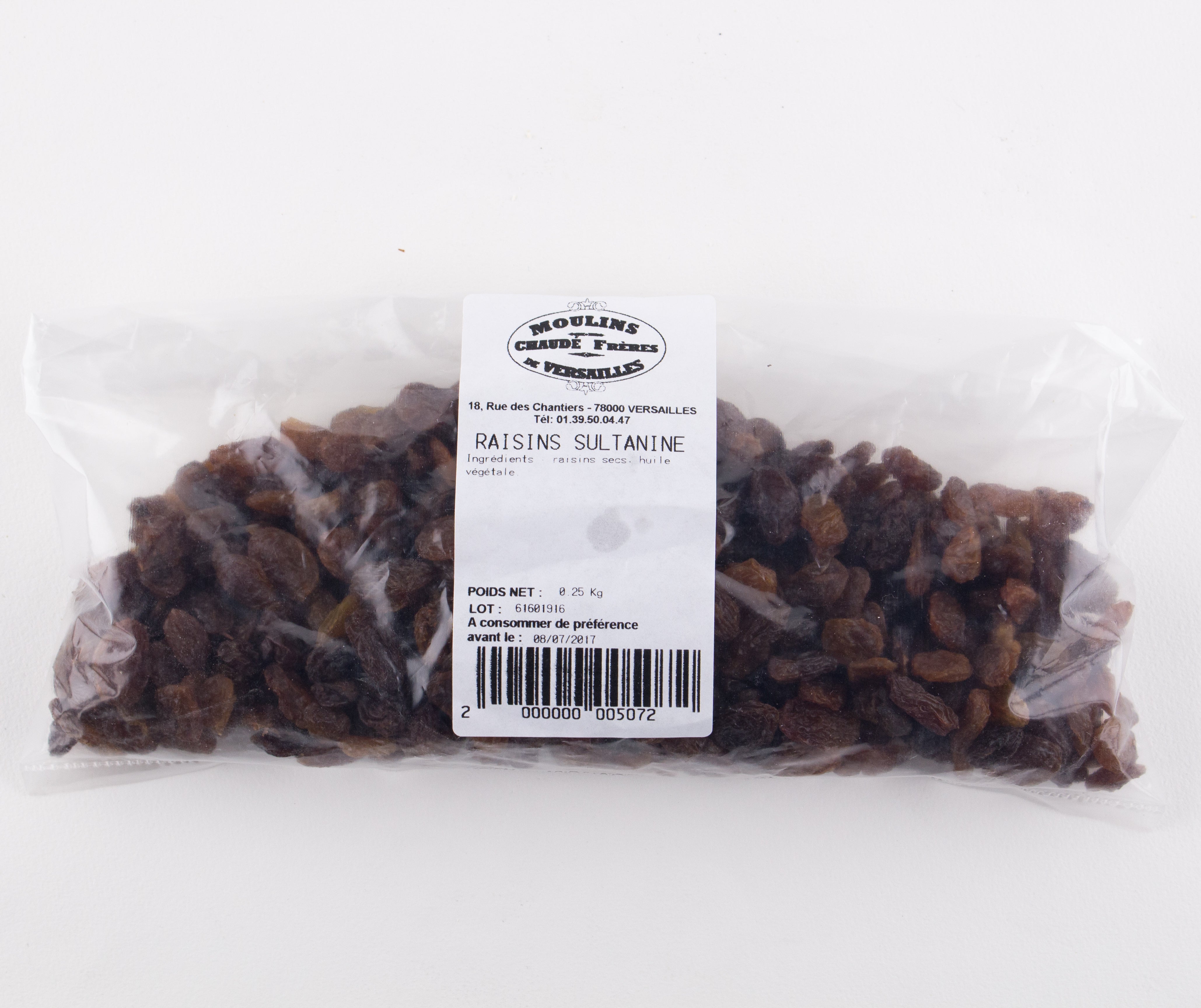 moulins-de-versailles-raisin-sultanine-250g-fruits-secs image 1