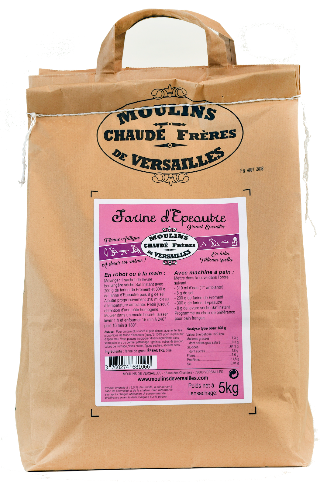 moulins-de-versailles-farine-d-peautre-5kg-bise-pain image 2