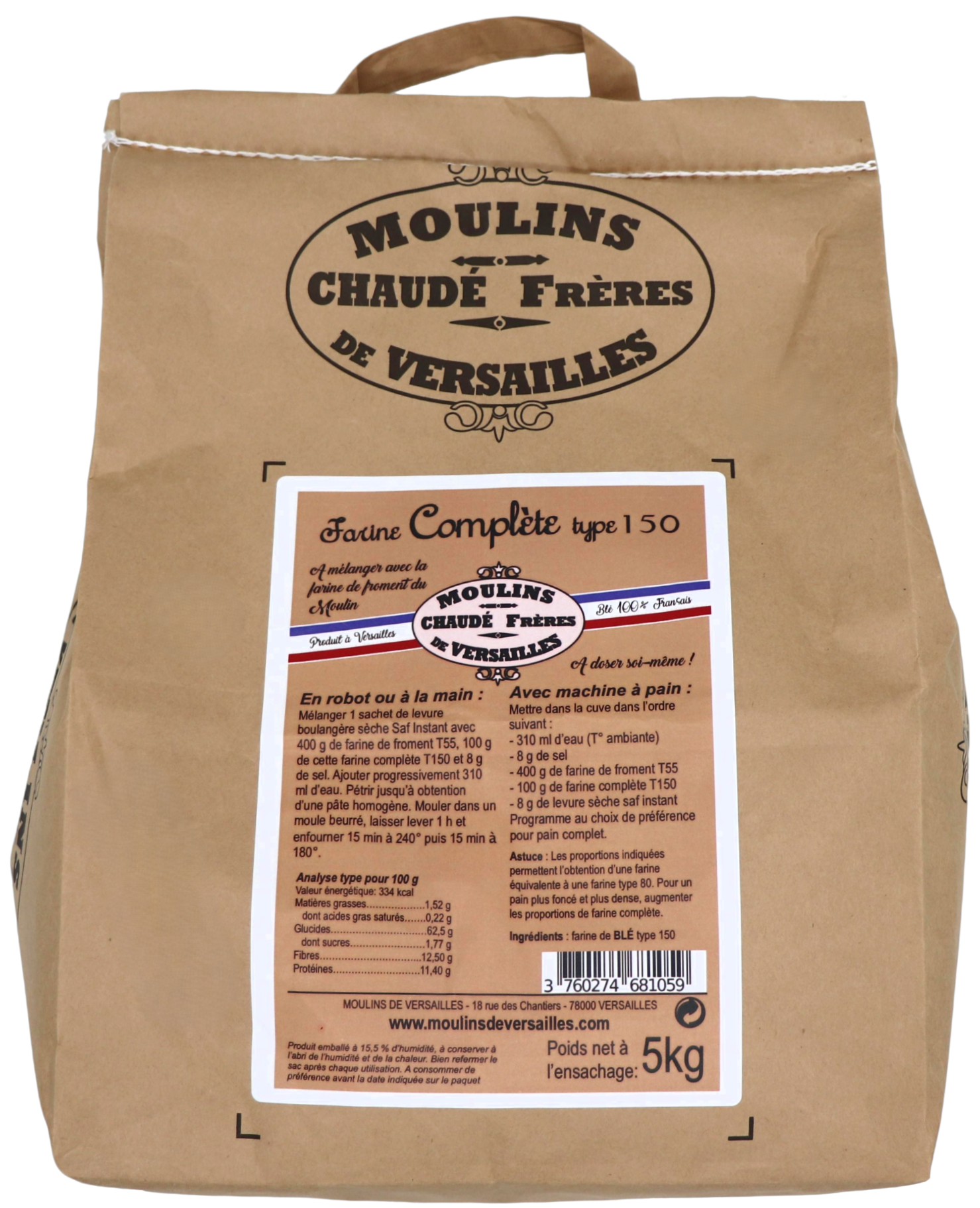 moulins-de-versailles-farine-compl-te-t150-bl-5-kg image 1