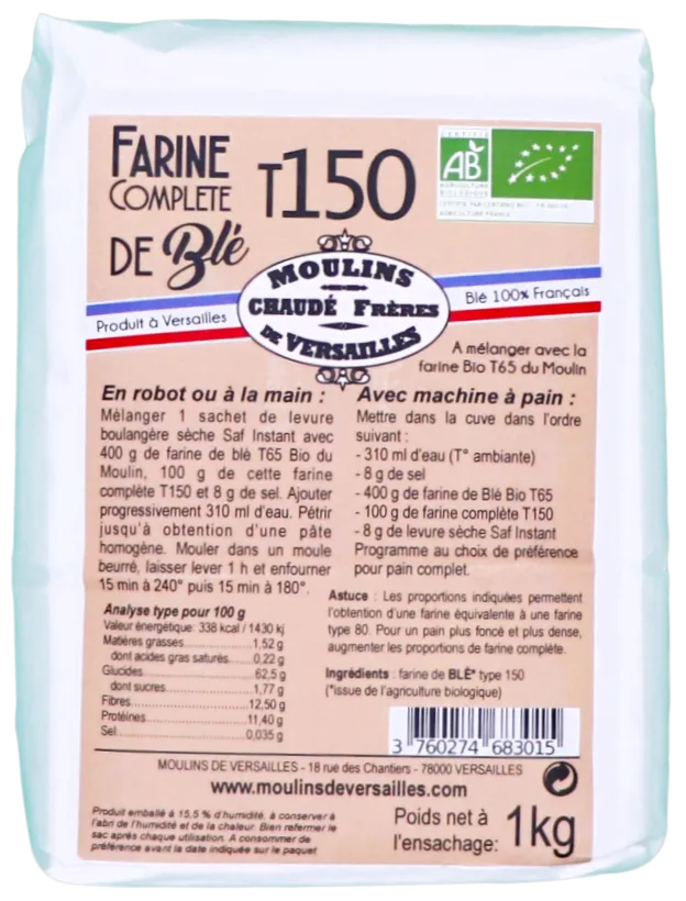 moulins-de-versailles-farine-de-bl-bio-t150-1-kg-compl-te image 1