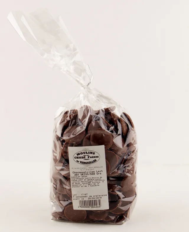 moulins-de-versailles-chocopastille-lait-38-chocolat-500g image 1