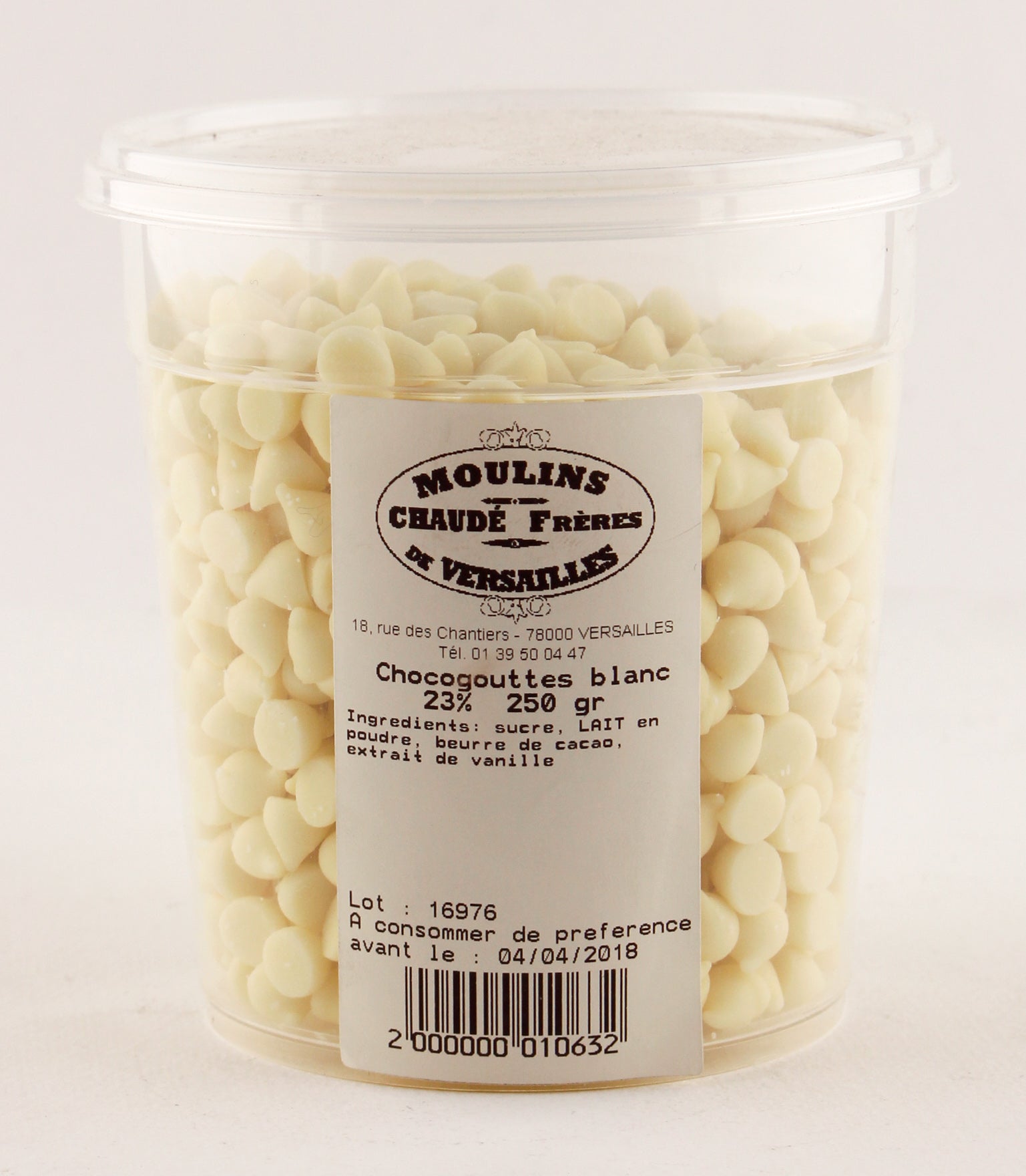 moulins-de-versailles-chocogouttes-blanc-23-chocolat-250-g image 2
