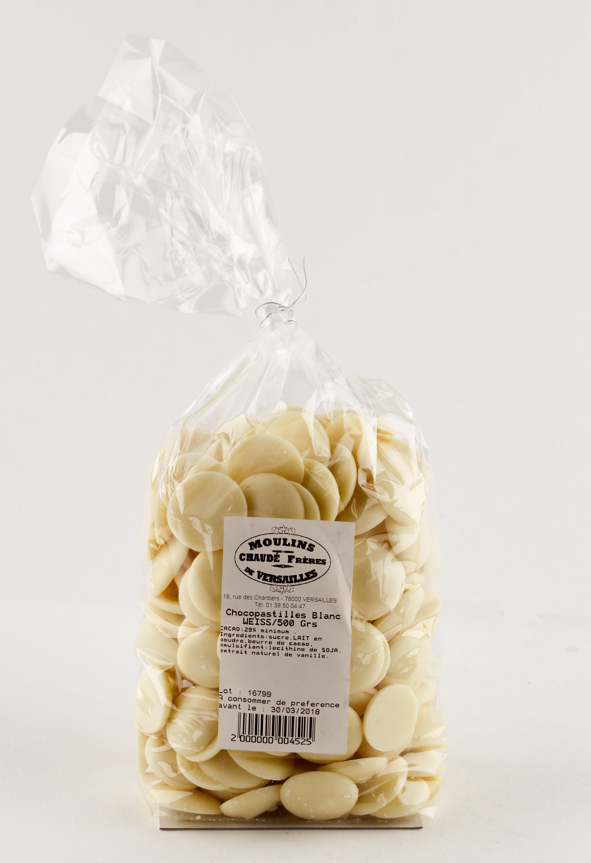moulins-de-versailles-chocopastilles-blancs-chocolat-500-g image 1