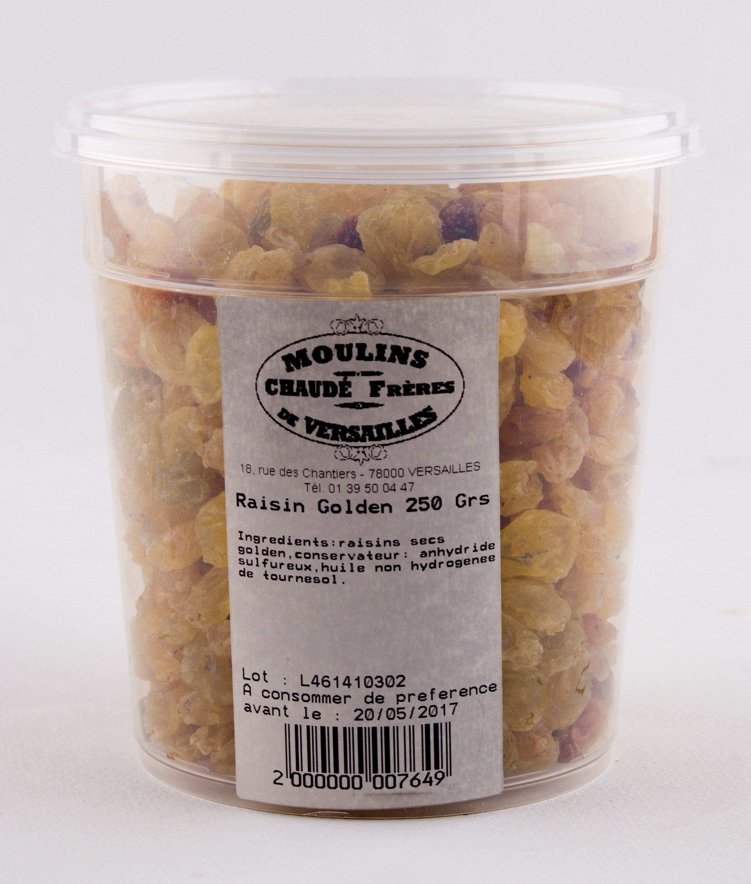 moulins-de-versailles-raisin-golden-raisins-secs-250-g image 2