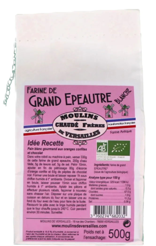 moulins-de-versailles-farine-bio-grand-peautre-500-g image 1