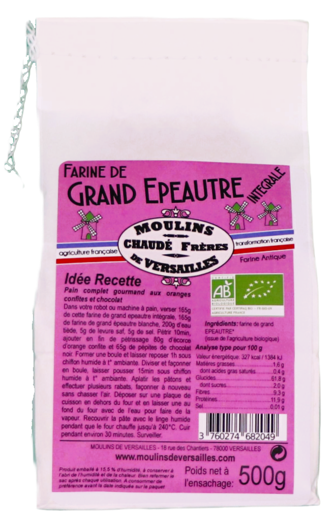 moulins-de-versailles-farine-bio-grand-epeautre-int-grale-500g image 1
