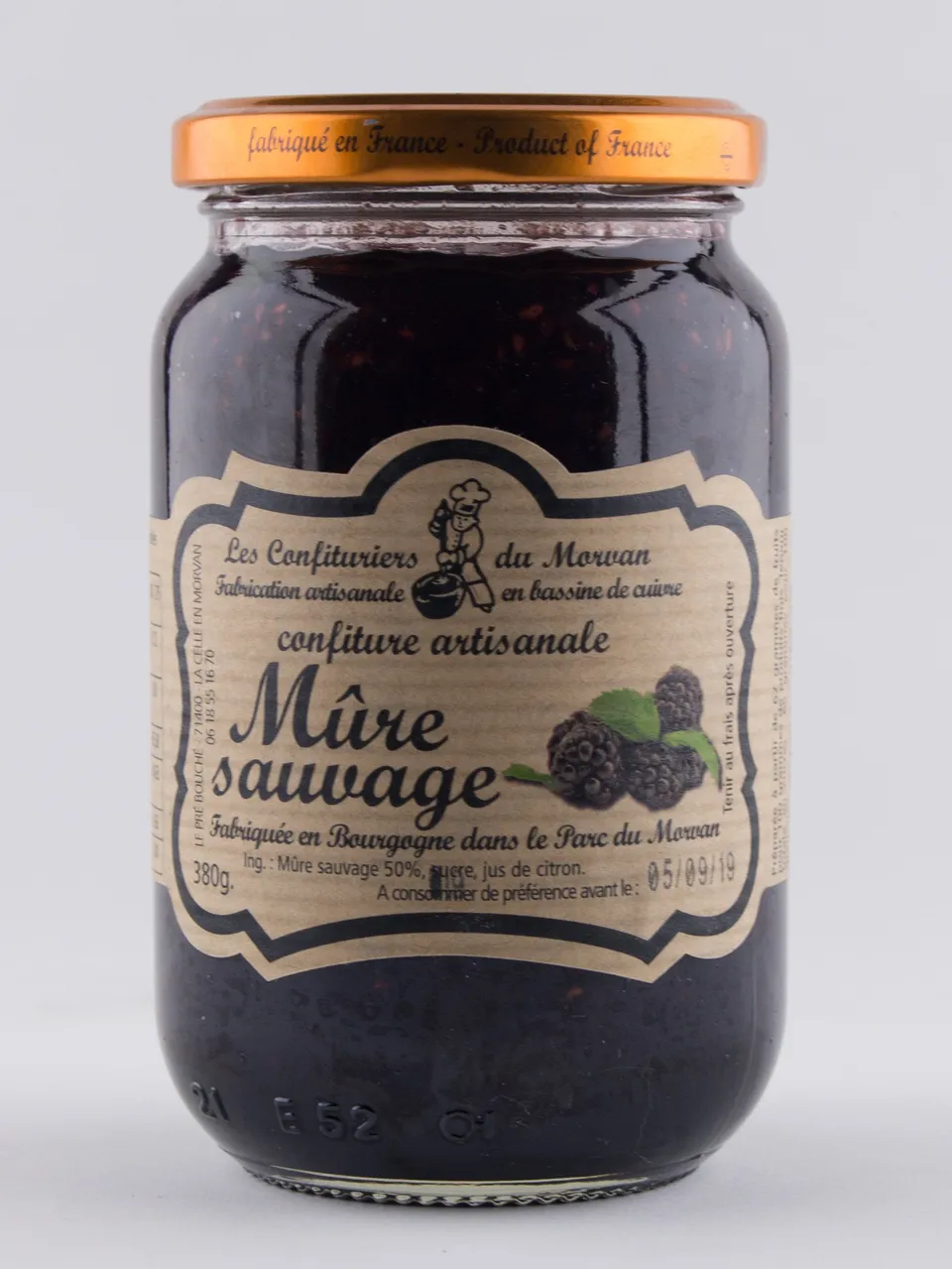 moulins-de-versailles-confiture-m-re-sauvage-380-g-pot image 1